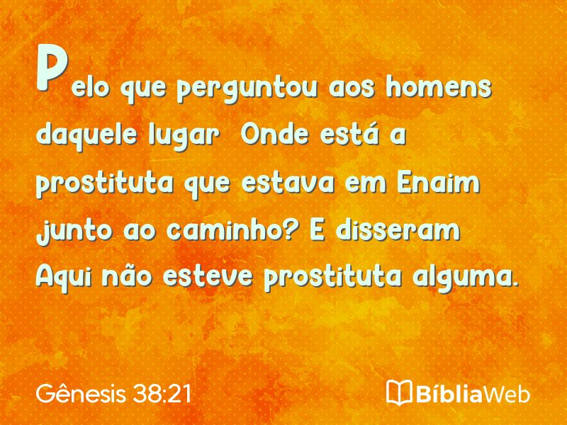 Gênesis 38:21 em imagem para compartilhar