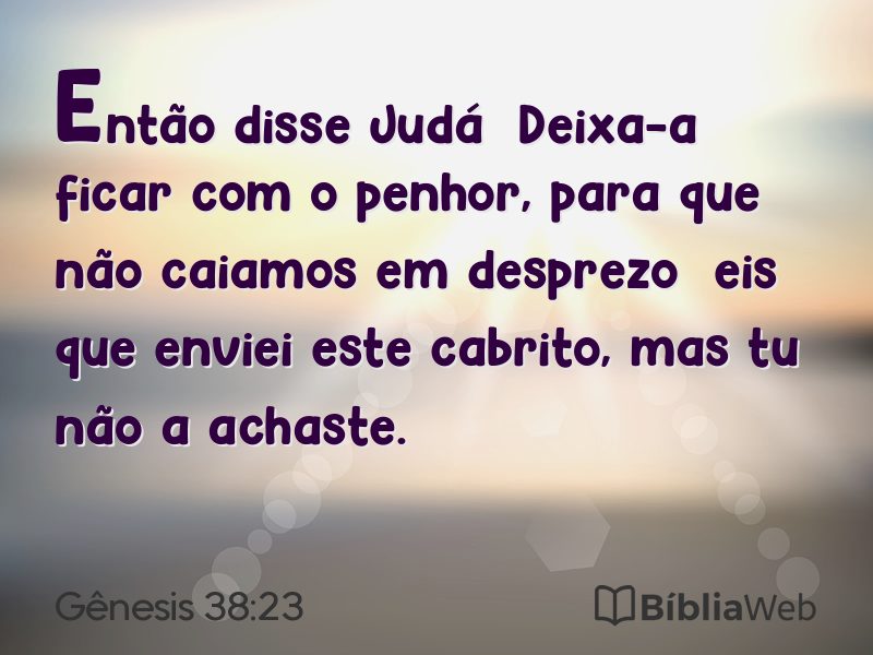 Gênesis 38:23 em imagem para compartilhar