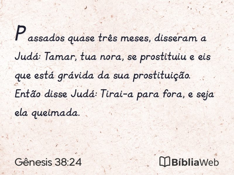 Gênesis 38:24 em imagem para compartilhar