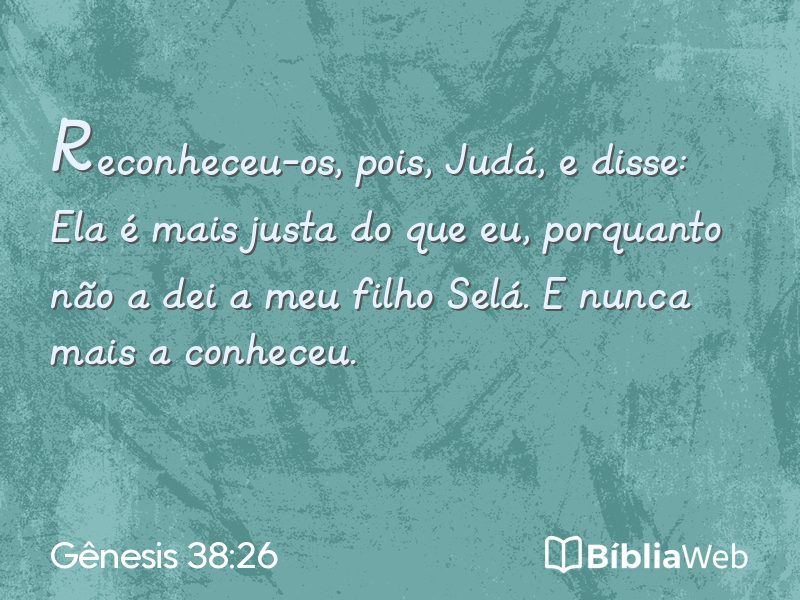 Gênesis 38:26 em imagem para compartilhar
