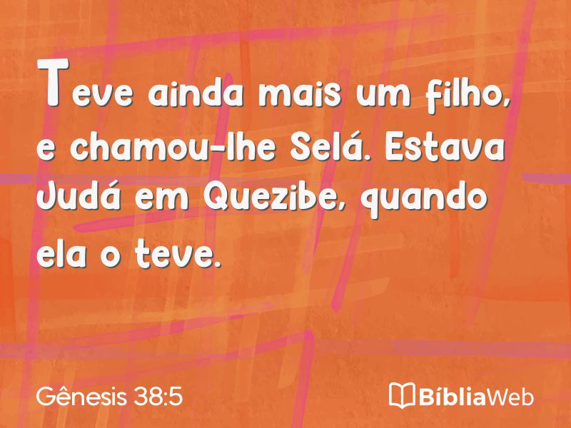 Gênesis 38:5 em imagem para compartilhar
