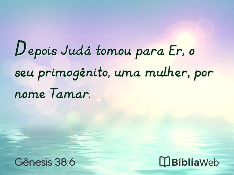 Gênesis 38:6 em imagem para compartilhar