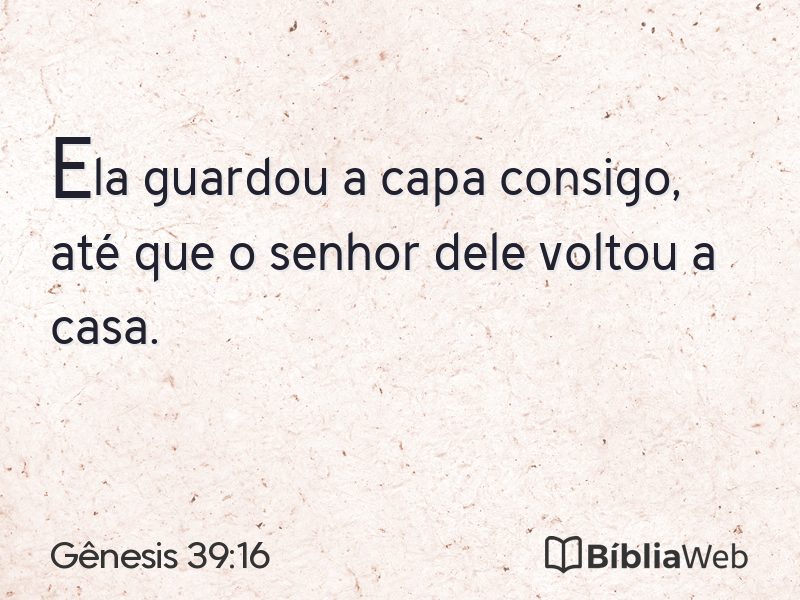 Gênesis 39:16 em imagem para compartilhar