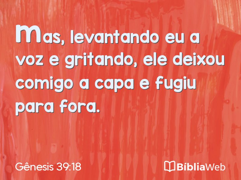 Gênesis 39:18 em imagem para compartilhar