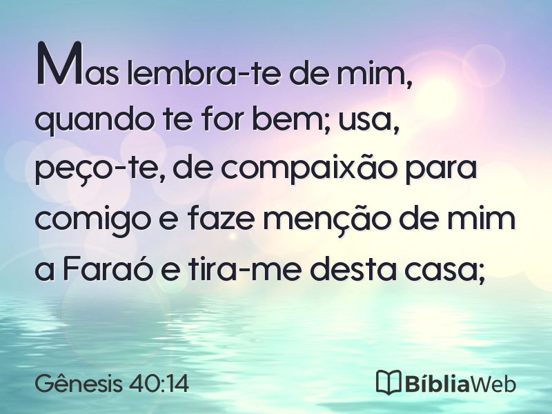Gênesis 40:14 em imagem para compartilhar