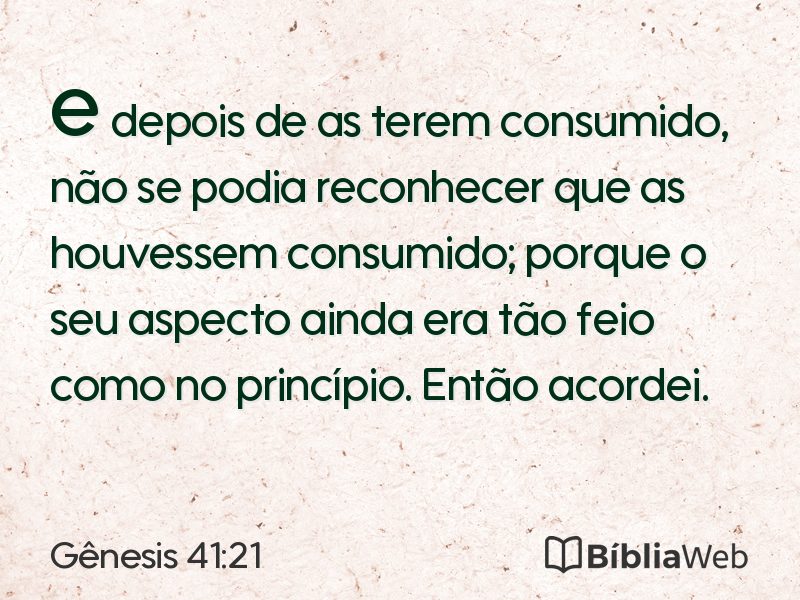 Gênesis 41:21 em imagem para compartilhar