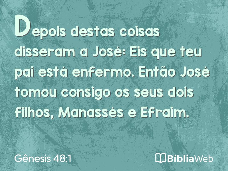 Gênesis 48:1 em imagem para compartilhar
