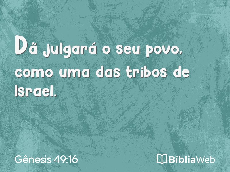 Gênesis 49:16 em imagem para compartilhar