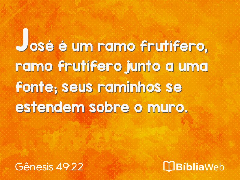 Gênesis 49:22 em imagem para compartilhar