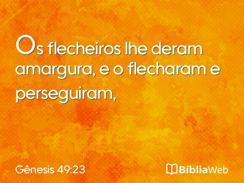 Gênesis 49:23 em imagem para compartilhar