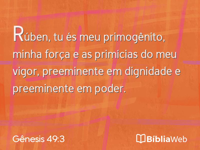 Gênesis 49:3 em imagem para compartilhar