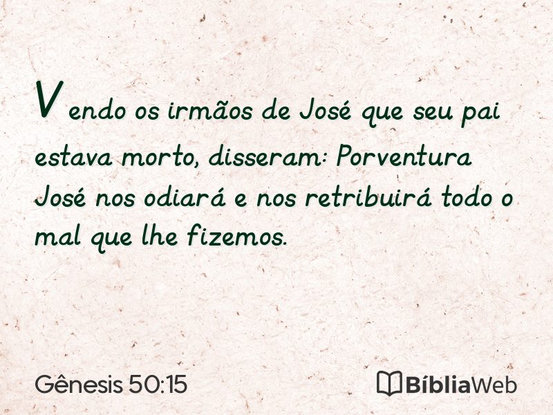 Gênesis 50:15 em imagem para compartilhar