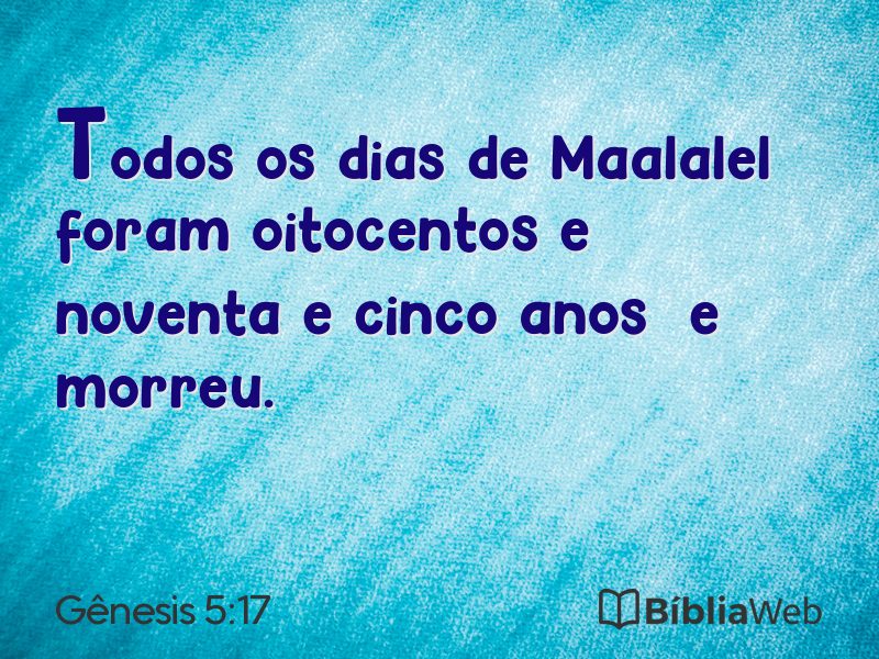 Gênesis 5:17 em imagem para compartilhar