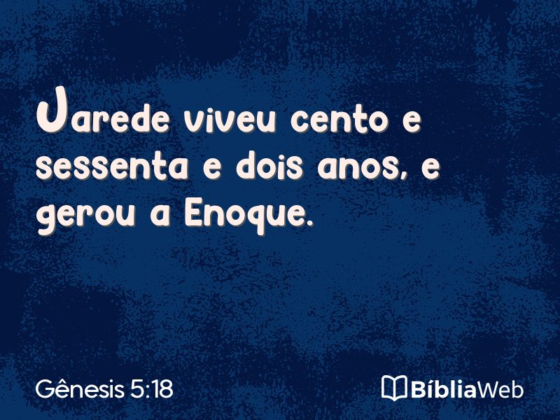 Gênesis 5:18 em imagem para compartilhar