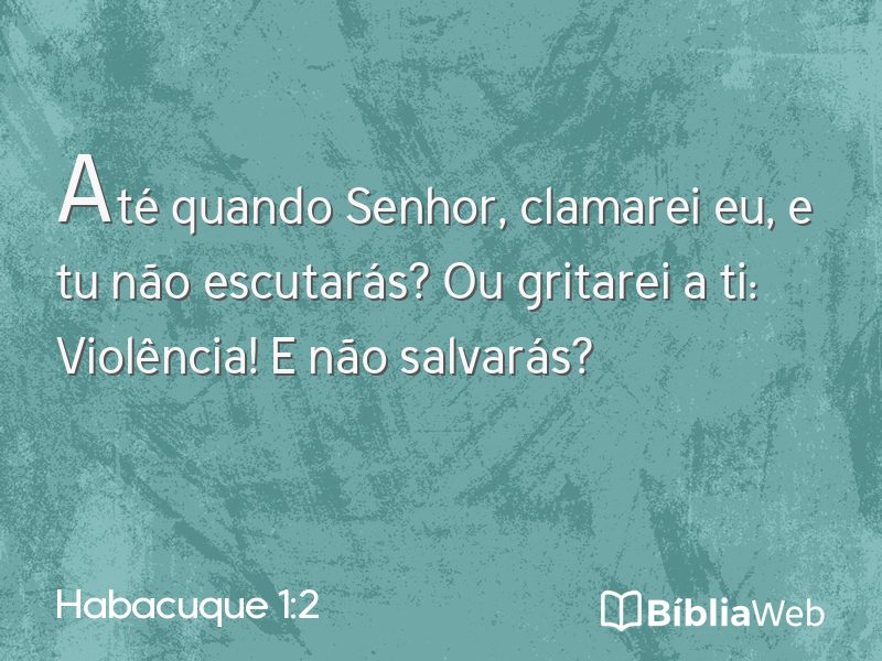 Habacuque 1:2 em imagem para compartilhar