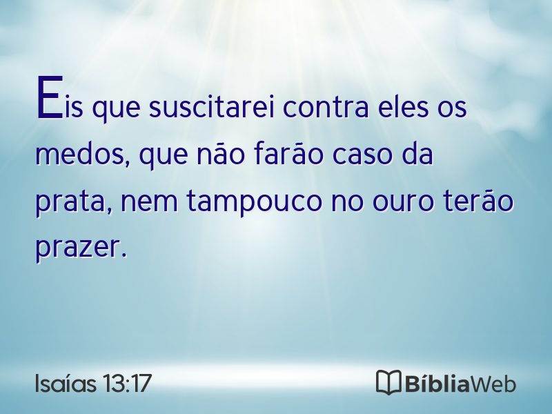 Isaías 13:17 em imagem para compartilhar