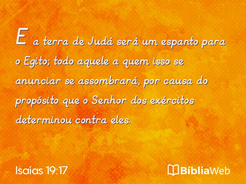 Isaías 19:17 em imagem para compartilhar