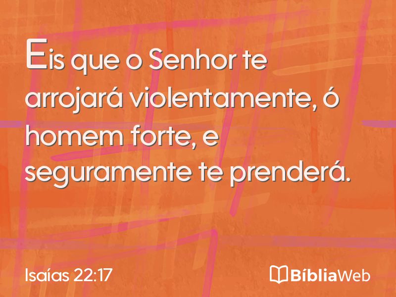 Isaías 22:17 em imagem para compartilhar