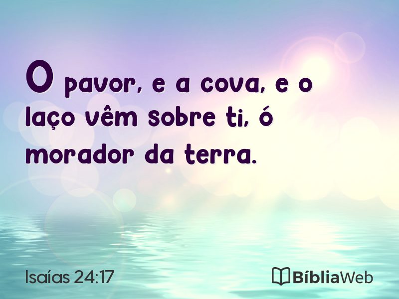 Isaías 24:17 em imagem para compartilhar