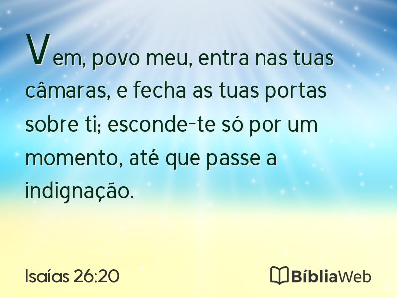 Isaías 26:20 em imagem para compartilhar