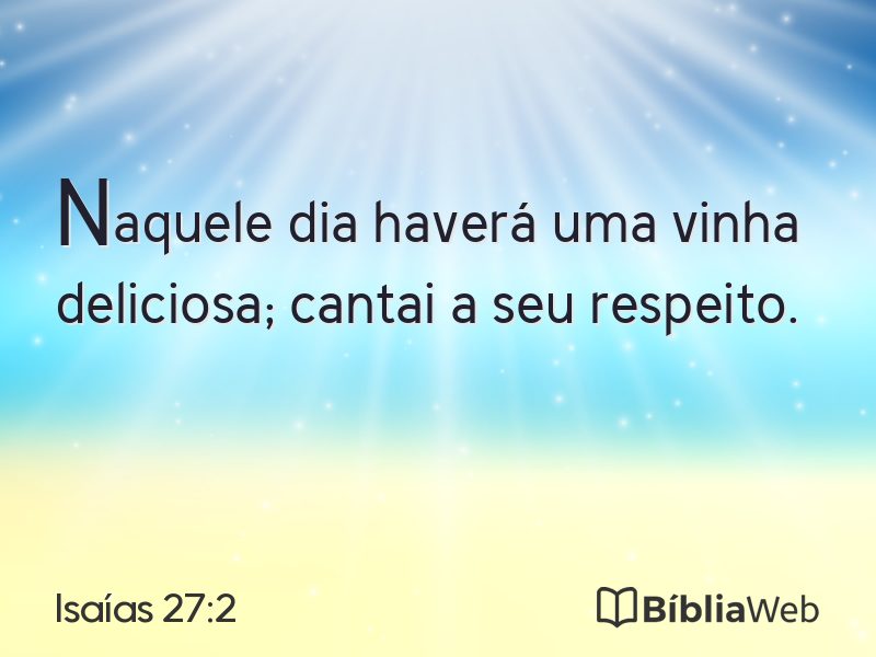 Isaías 27:2 em imagem para compartilhar