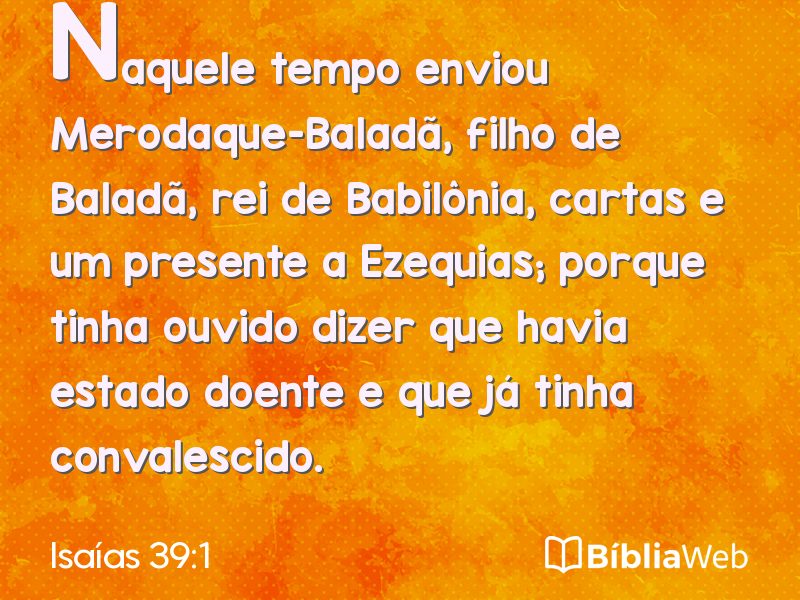 Isaías 39:1 em imagem para compartilhar