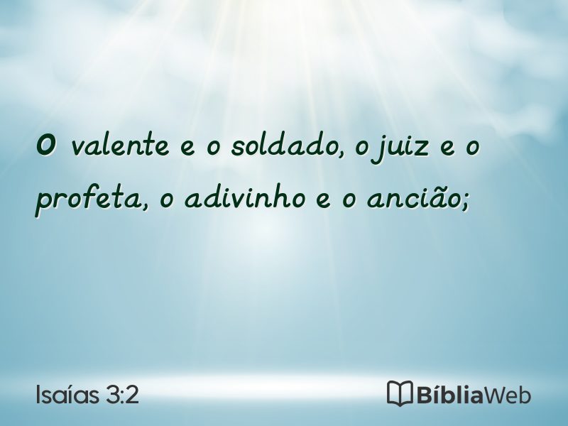 Isaías 3:2 em imagem para compartilhar