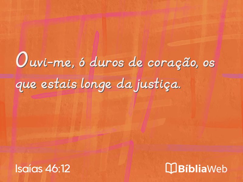 Isaías 46:12 em imagem para compartilhar
