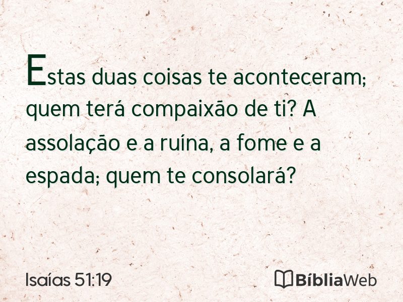 Isaías 51:19 em imagem para compartilhar
