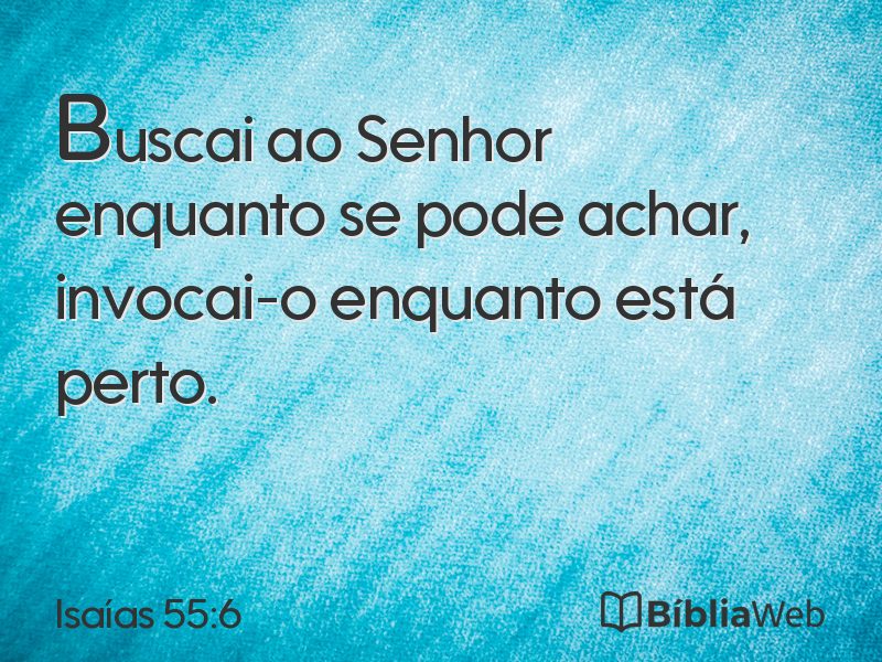 Isaías 55:6 em imagem para compartilhar