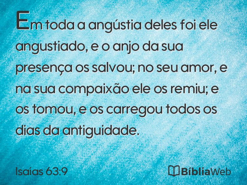 Isaías 63:9 em imagem para compartilhar