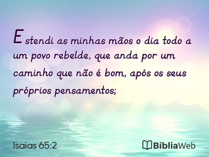 Isaías 65:2 em imagem para compartilhar