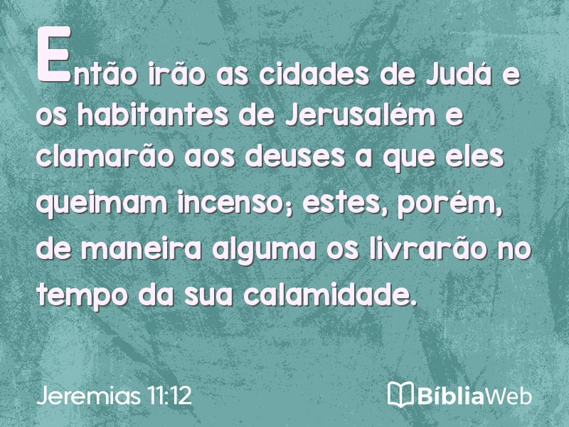 Jeremias 11:12 em imagem para compartilhar