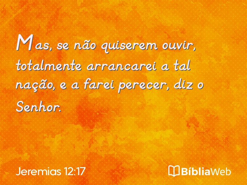 Jeremias 12:17 em imagem para compartilhar
