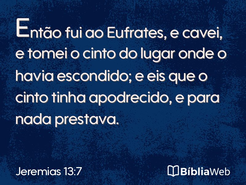 Jeremias 13:7 em imagem para compartilhar