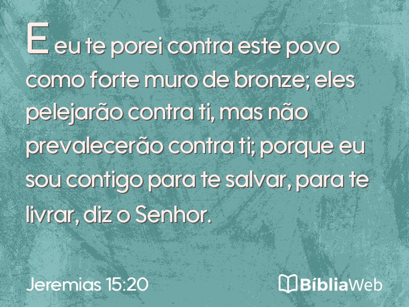 Jeremias 15:20 em imagem para compartilhar