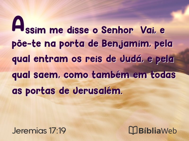 Jeremias 17:19 em imagem para compartilhar