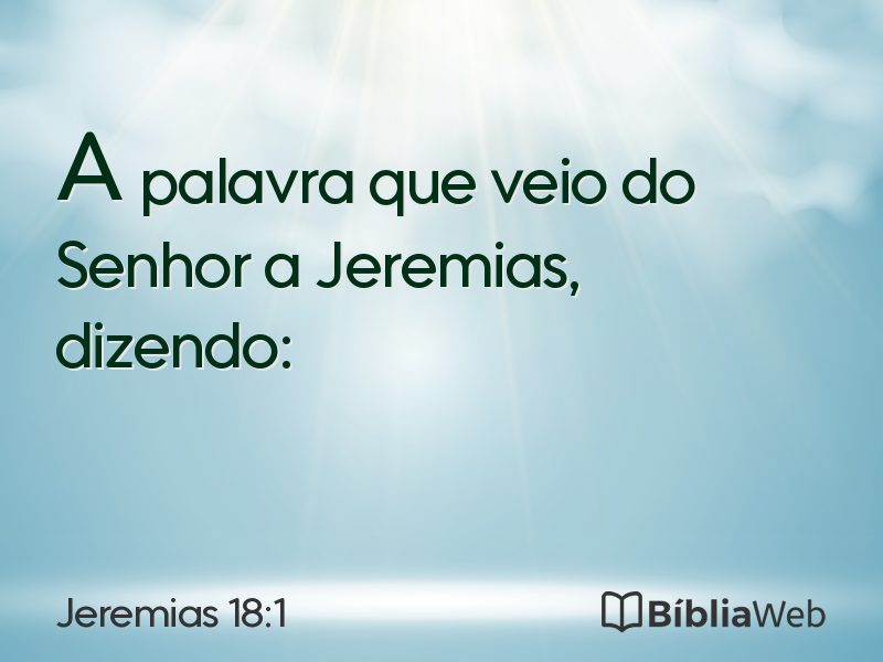 Jeremias 18:1 em imagem para compartilhar