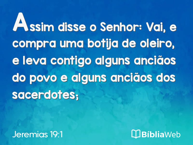 Jeremias 19:1 em imagem para compartilhar