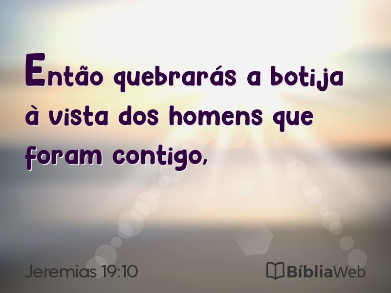 Jeremias 19:10 em imagem para compartilhar