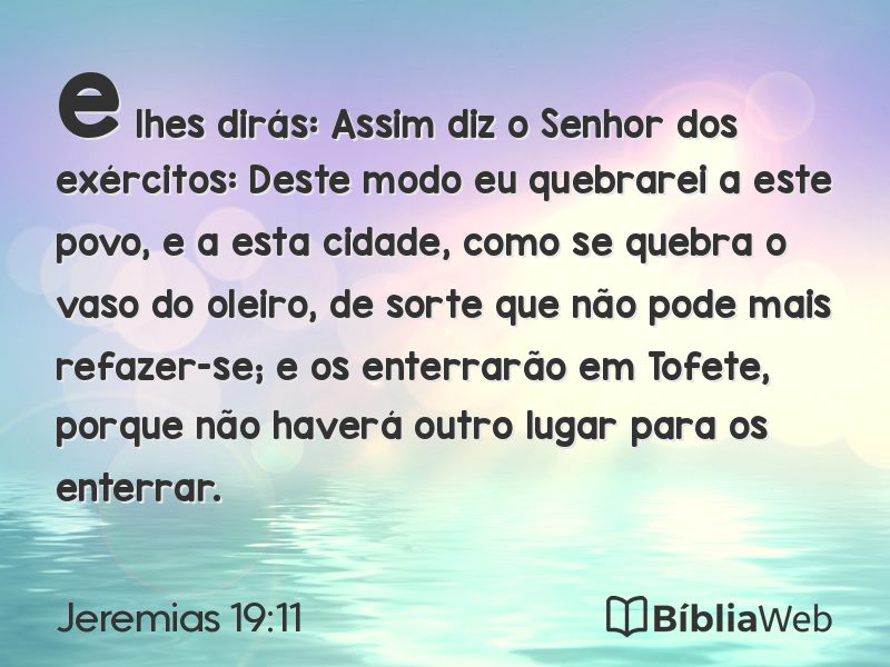 Jeremias 19:11 em imagem para compartilhar