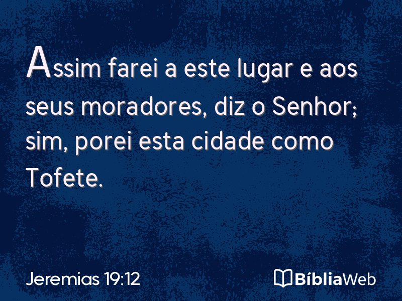 Jeremias 19:12 em imagem para compartilhar