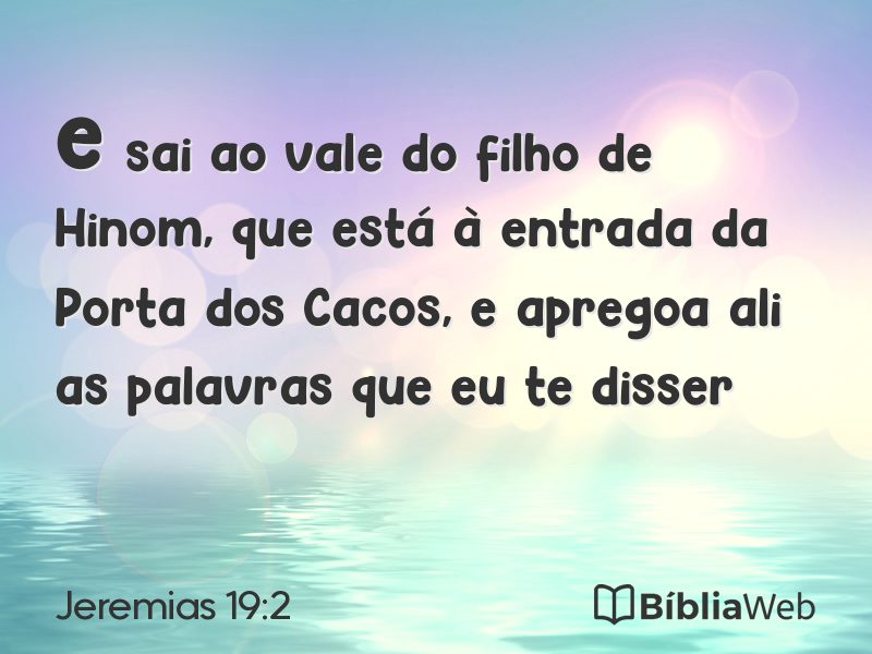 Jeremias 19:2 em imagem para compartilhar