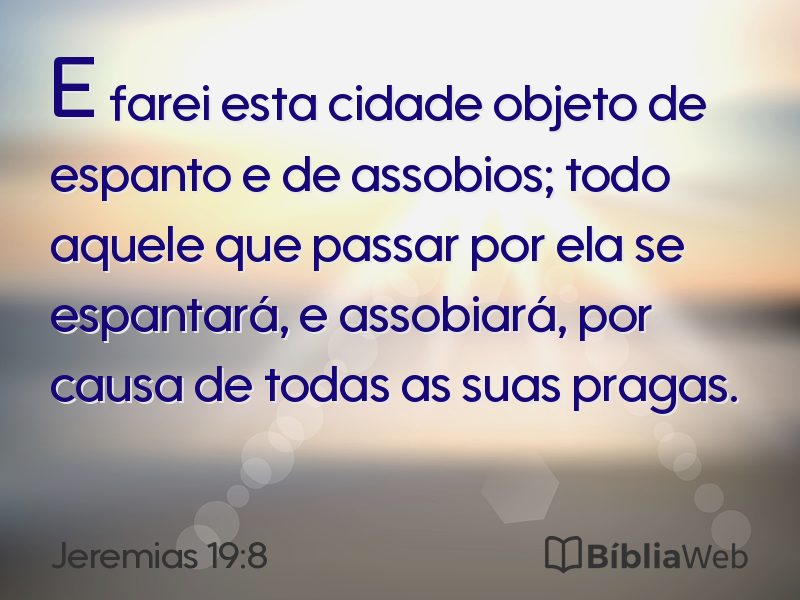 Jeremias 19:8 em imagem para compartilhar