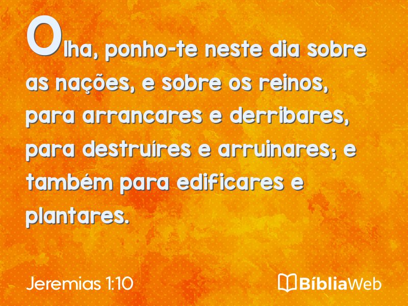 Jeremias 1:10 em imagem para compartilhar