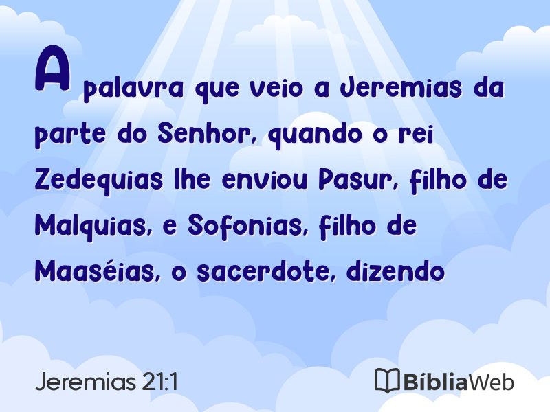 Jeremias 21:1 em imagem para compartilhar