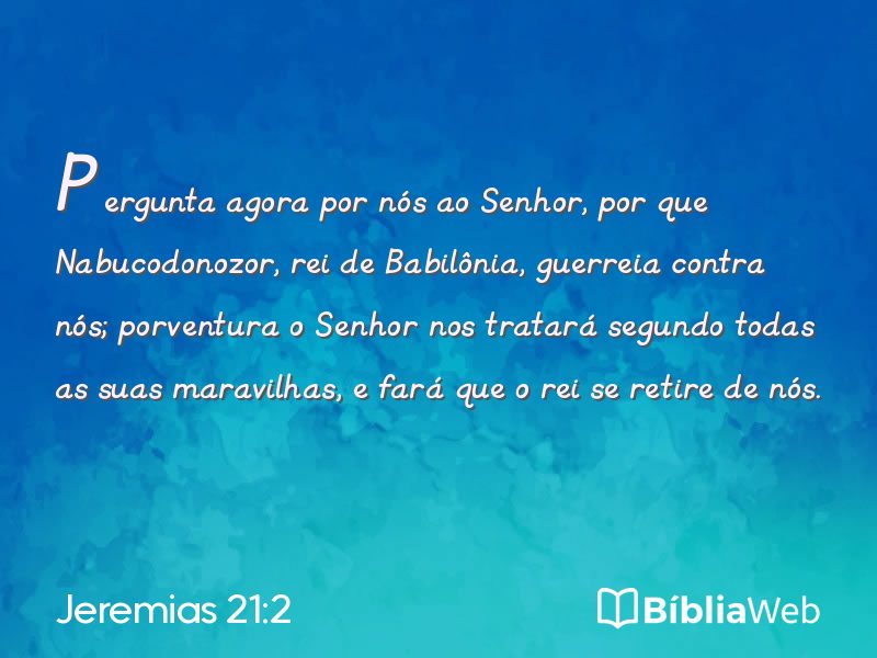 Jeremias 21:2 em imagem para compartilhar