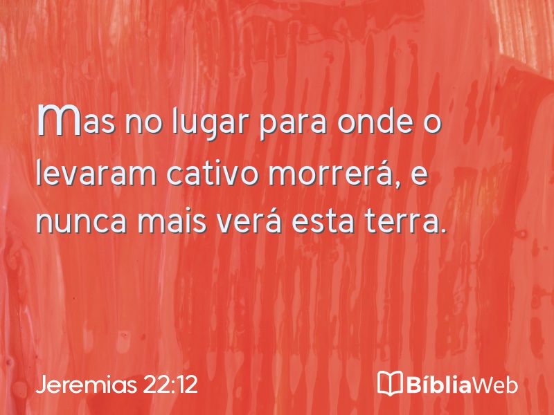 Jeremias 22:12 em imagem para compartilhar