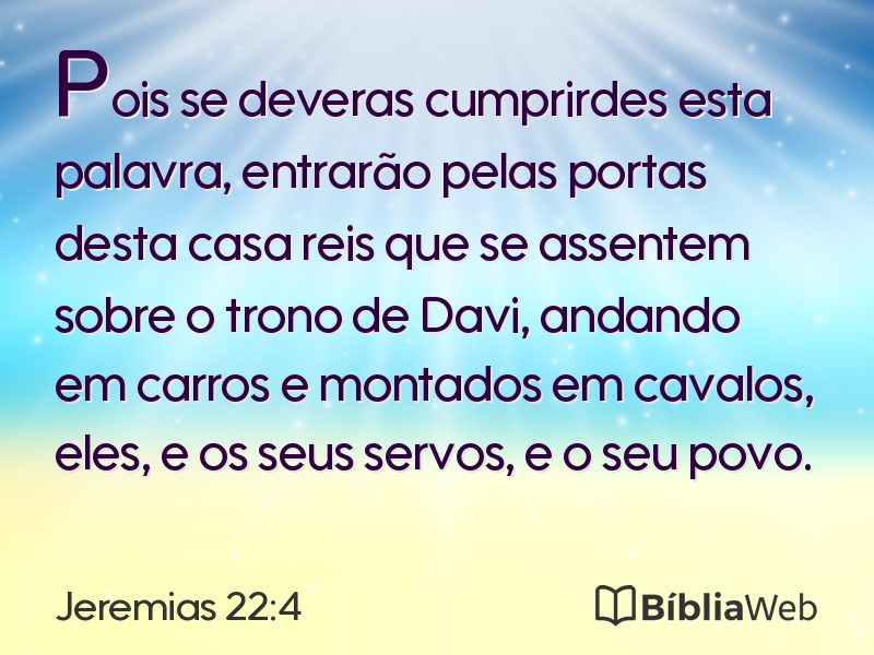 Jeremias 22:4 em imagem para compartilhar