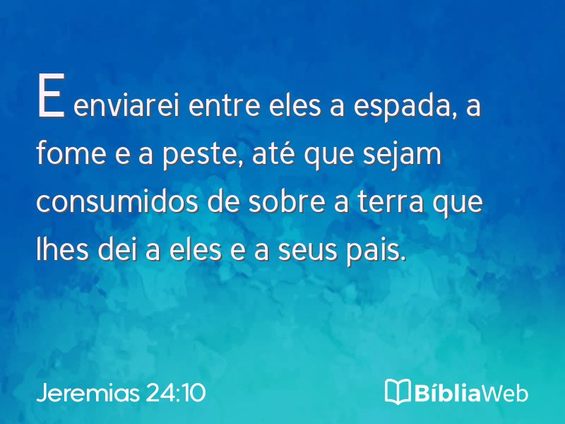 Jeremias 24:10 em imagem para compartilhar